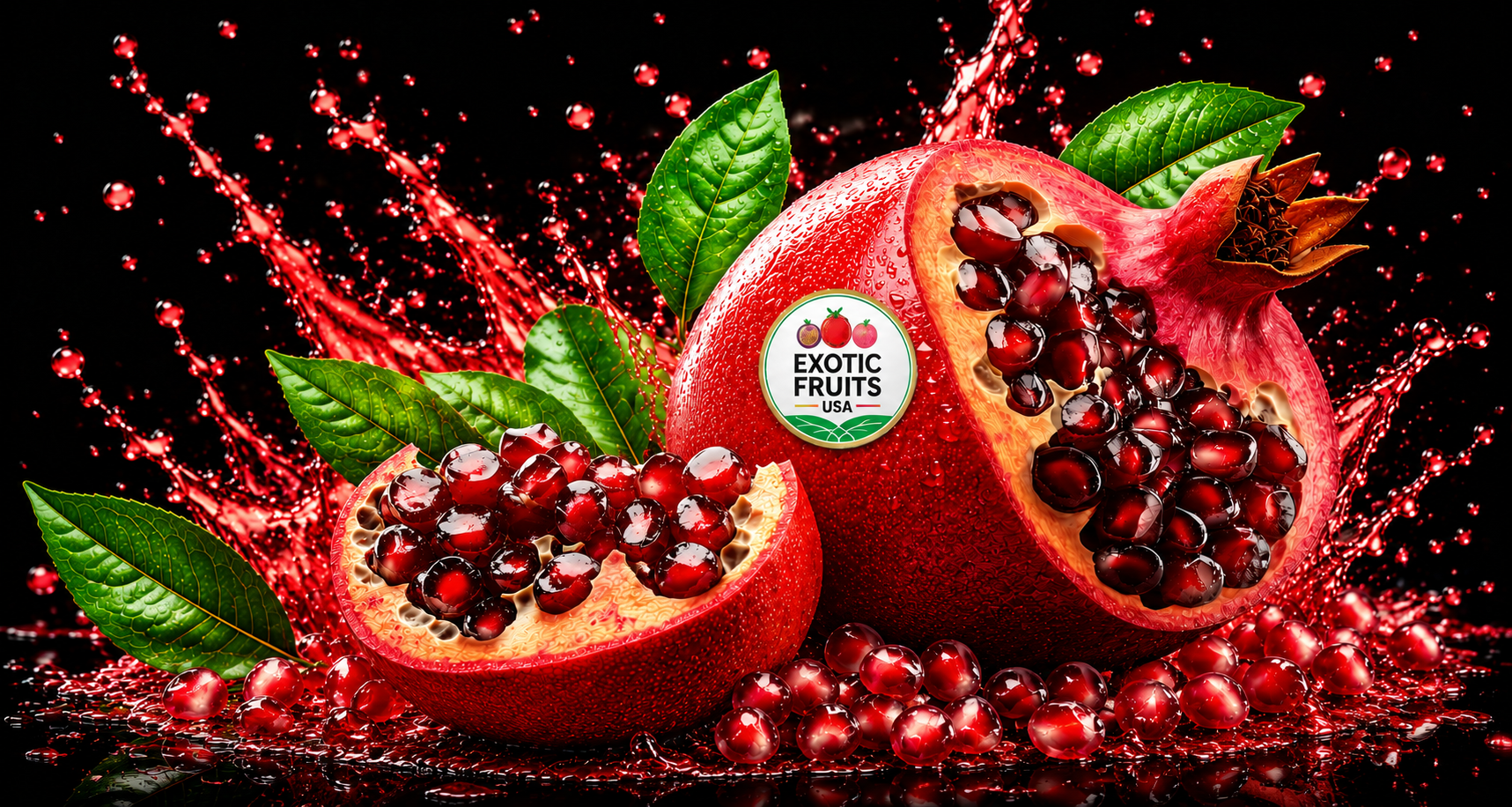 Buy Fresh Pomegranates Online | Exotic Fruits USA